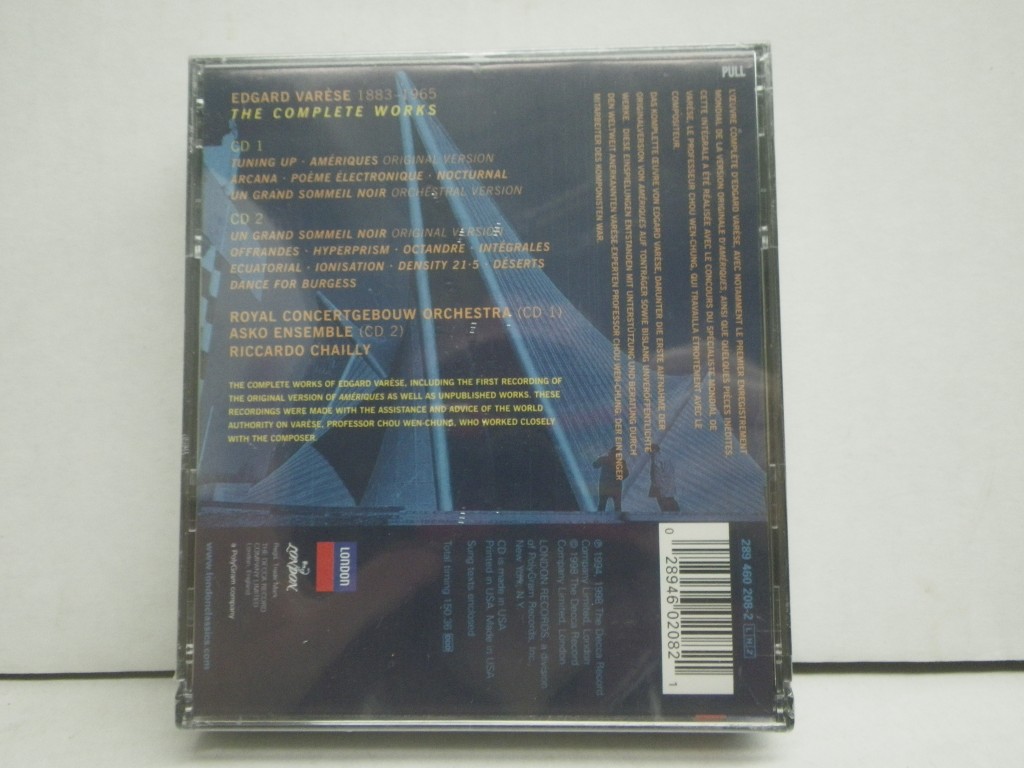 Image 1 of Varèse: The Complete Works