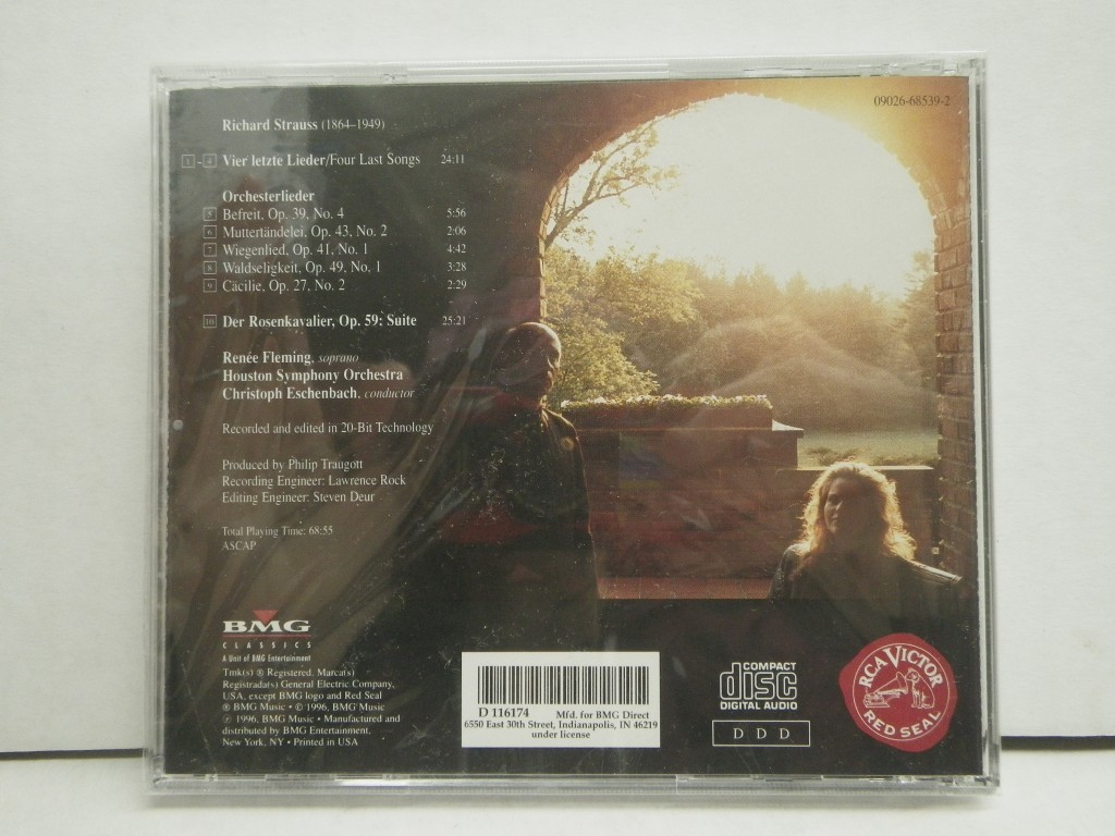 Image 1 of Richard Strauss: Four Last Songs (Vier Letzte Lieder) / Orchesterlieder / Der Ro