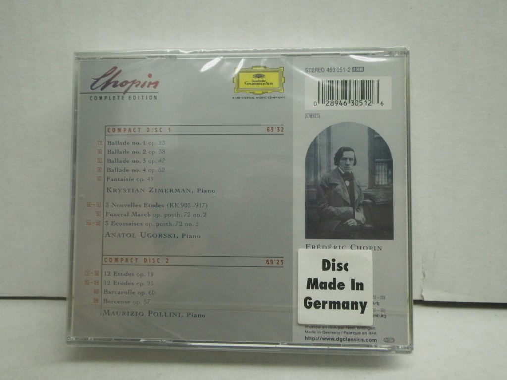 Image 1 of Chopin: Complete Edition, Vol. 2 - Ballades & Etudes