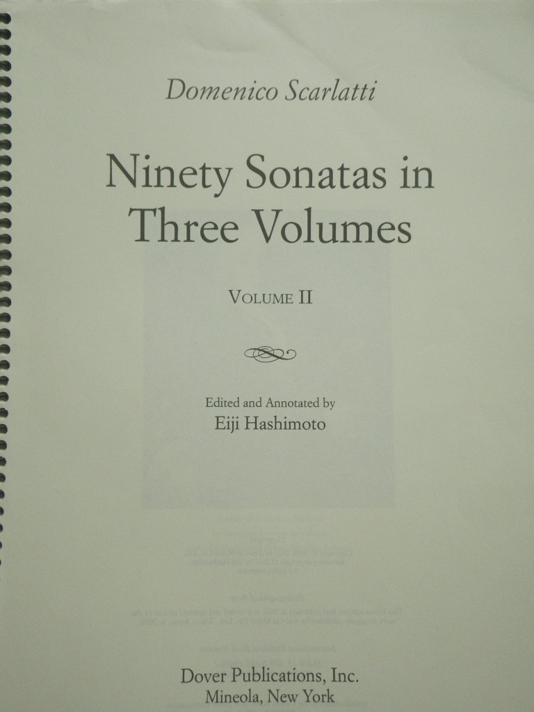 Image 1 of Domenico Scarlatti: Ninety Sonatas in Three Volumes, Volume II (Volume 2) (Dover