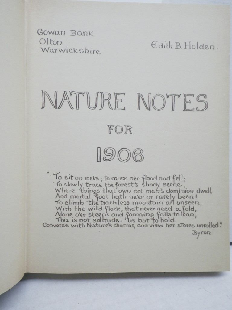 Image 2 of The Country Diary of An Edwardian Lady: A facsimile reproduction of a 1906 natur