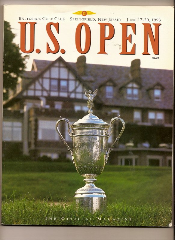 1993 U.S. Open Golf Program Baltusrol Golf Club