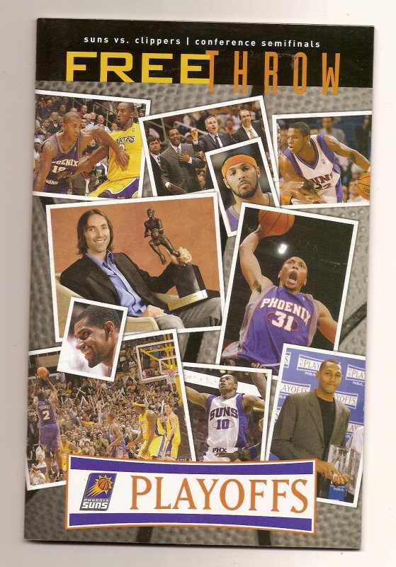 2006 NBA Playoffs Game Program Suns Clippers