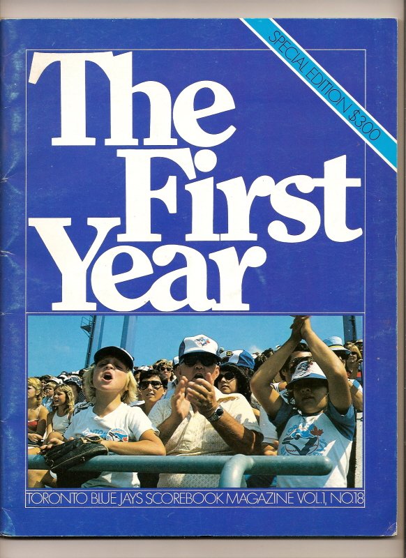 1977 Toronto Blue Jays First Year Yearbook program