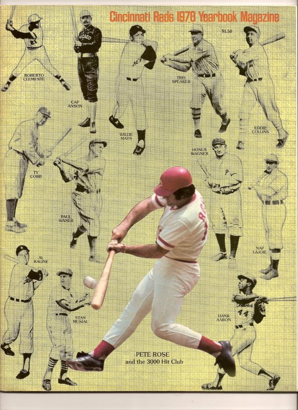 1978 Cincinnati Reds Official Yearbook MLB Baseball