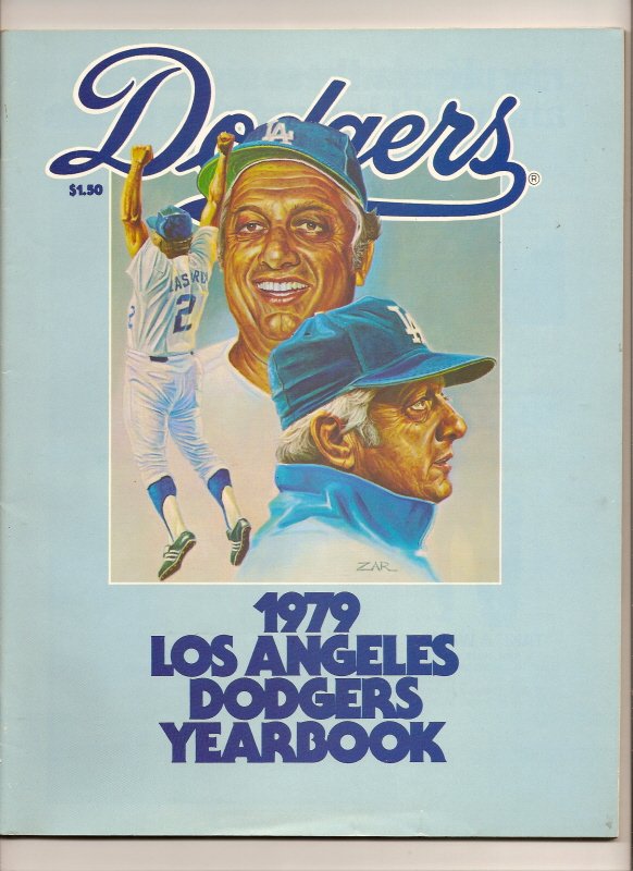 1979 Los Angeles Dodgers Official Yearbook MLB Baseball