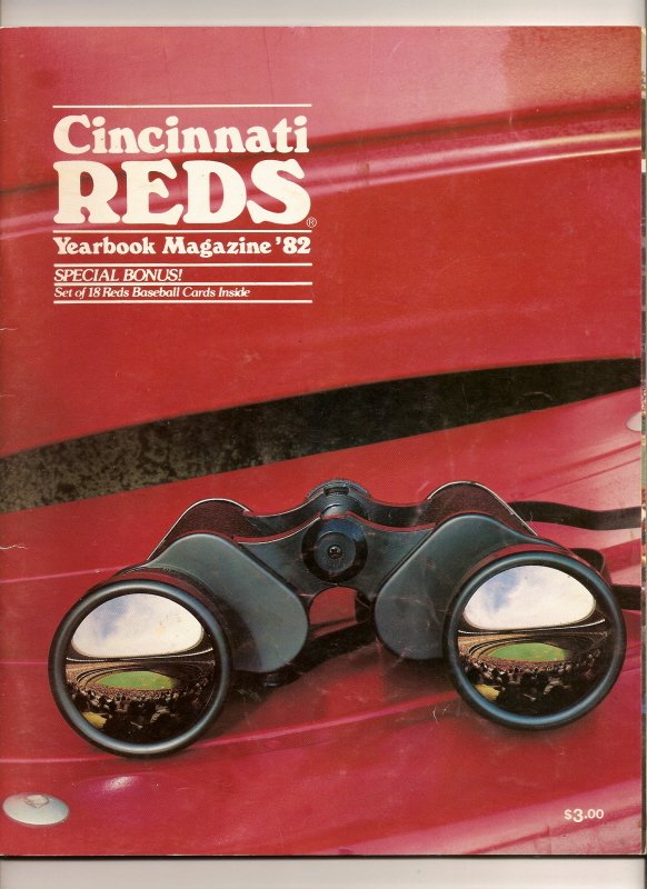 1982 cincinnati reds official yearbook ROSE MLB Baseball