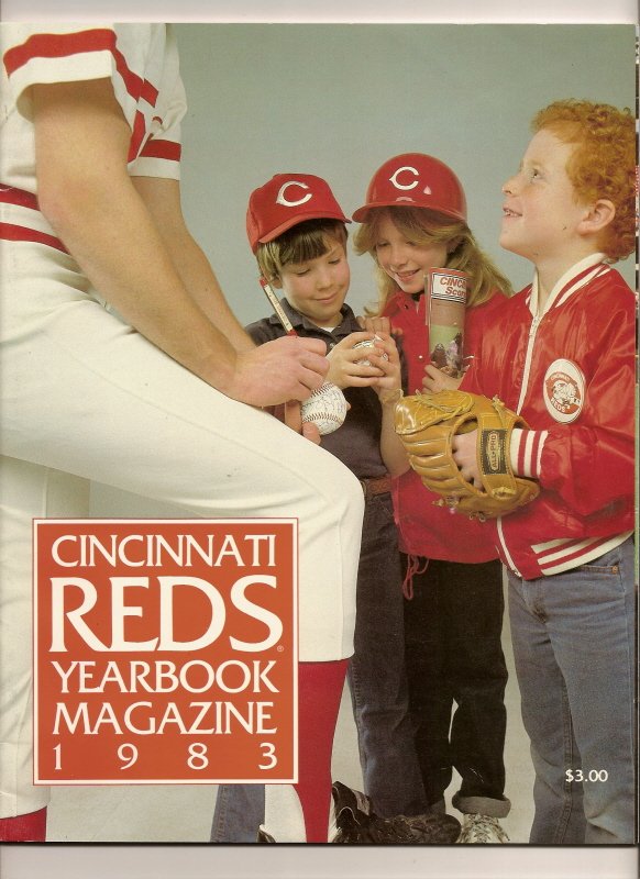 1983 Cincinnati reds official yearbook ROSE MLB Baseball