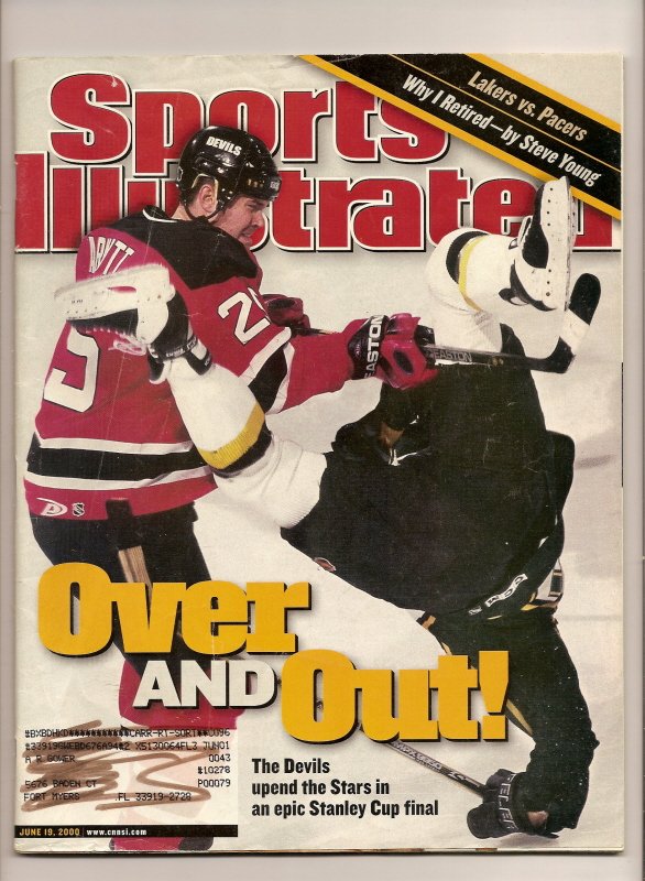 2000 Sports Illustrated Magazine June 19th Devils Win Stanley Cup Championship
