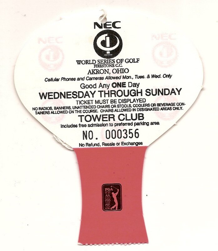 nec world series of golf ticket