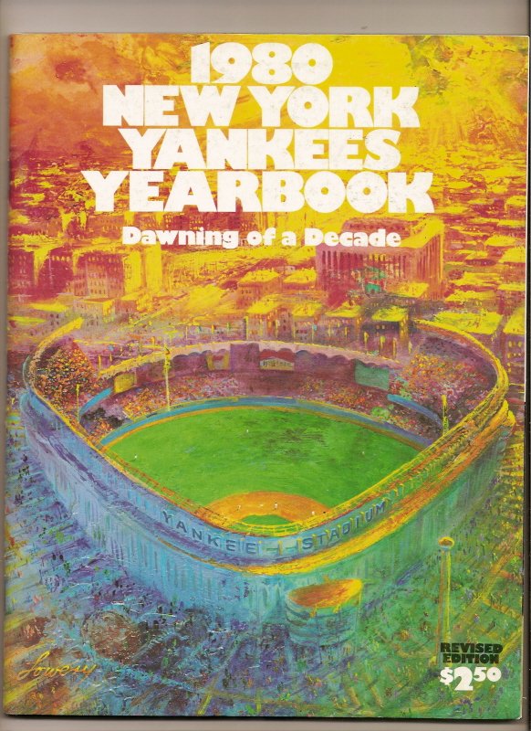 1980 New York Yankees Yearbook MLB baseball