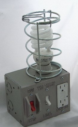 Image 2 of LG-Grounded Metal Lamp Guard / Light Bulb Guard