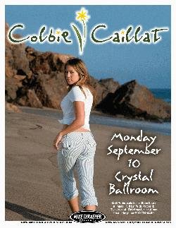 Image 0 of Caillat COLBIE CAILLAT 2007 Gig POSTER Portland Oregon Concert