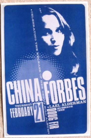 Image 0 of Forbes CHINA FORBES Pink Martini POSTER 2008 Gig Portland Oregon Concert