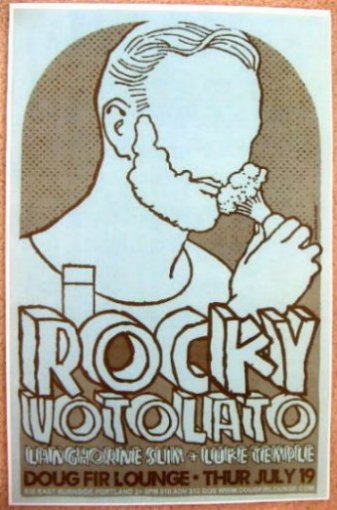 Image 0 of Votolato ROCKY VOTOLATO 2007 Gig POSTER Portland Oregon Concert