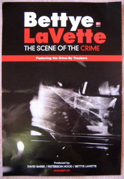 Lavette BETTYE LAVETTE Album POSTER The Scene Of The Crime 13x19