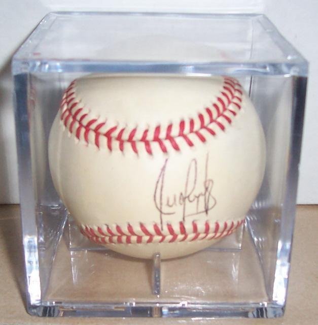 Image 0 of JUAN GONZALEZ Autographed MLB Baseball Signed Rangers Tigers