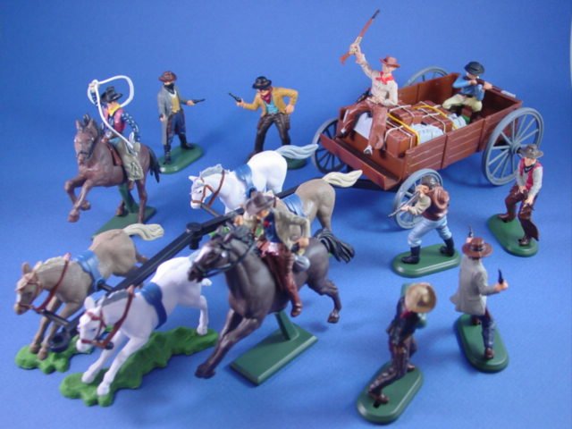 * FAR WEST INDIANS MOUNTED TOY SOLDIERS #366 Details about   BRITAINS DSG 6 figures 