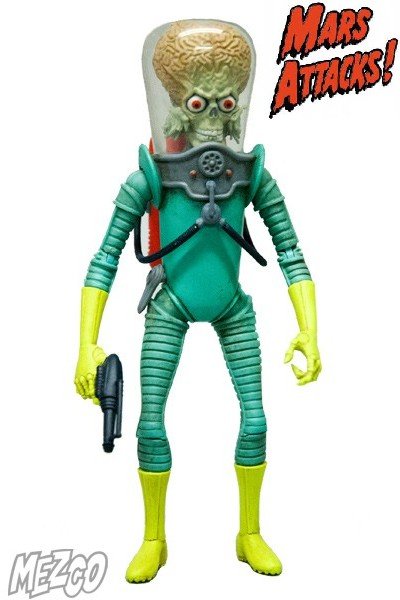 Mezco Toyz Mars Attacks Martian Commander 6-inch figure