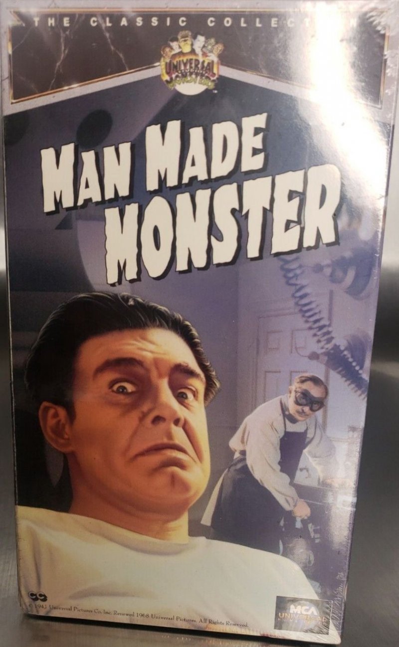 Man Made Monster VHS