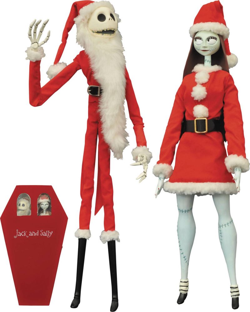 Jack & Sally in Santa suits!