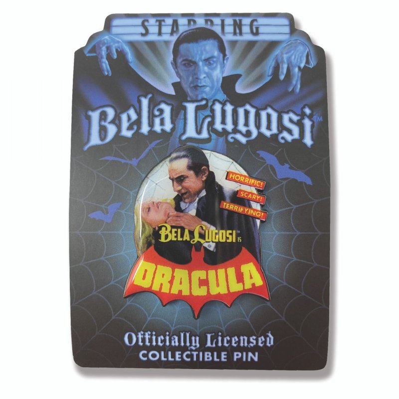 Lugosi is Dracula pin display
