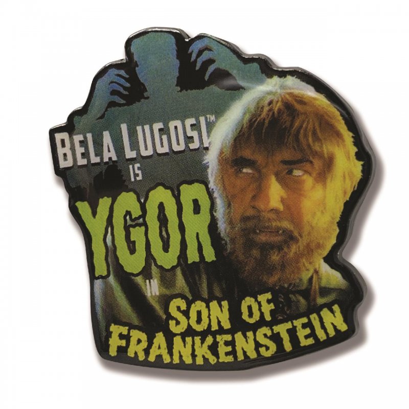 Bela Lugosi Ygor pin display