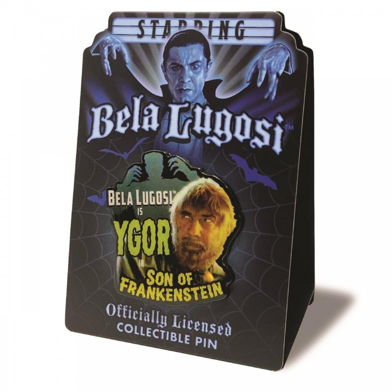 Bela Lugosi Ygor pin display