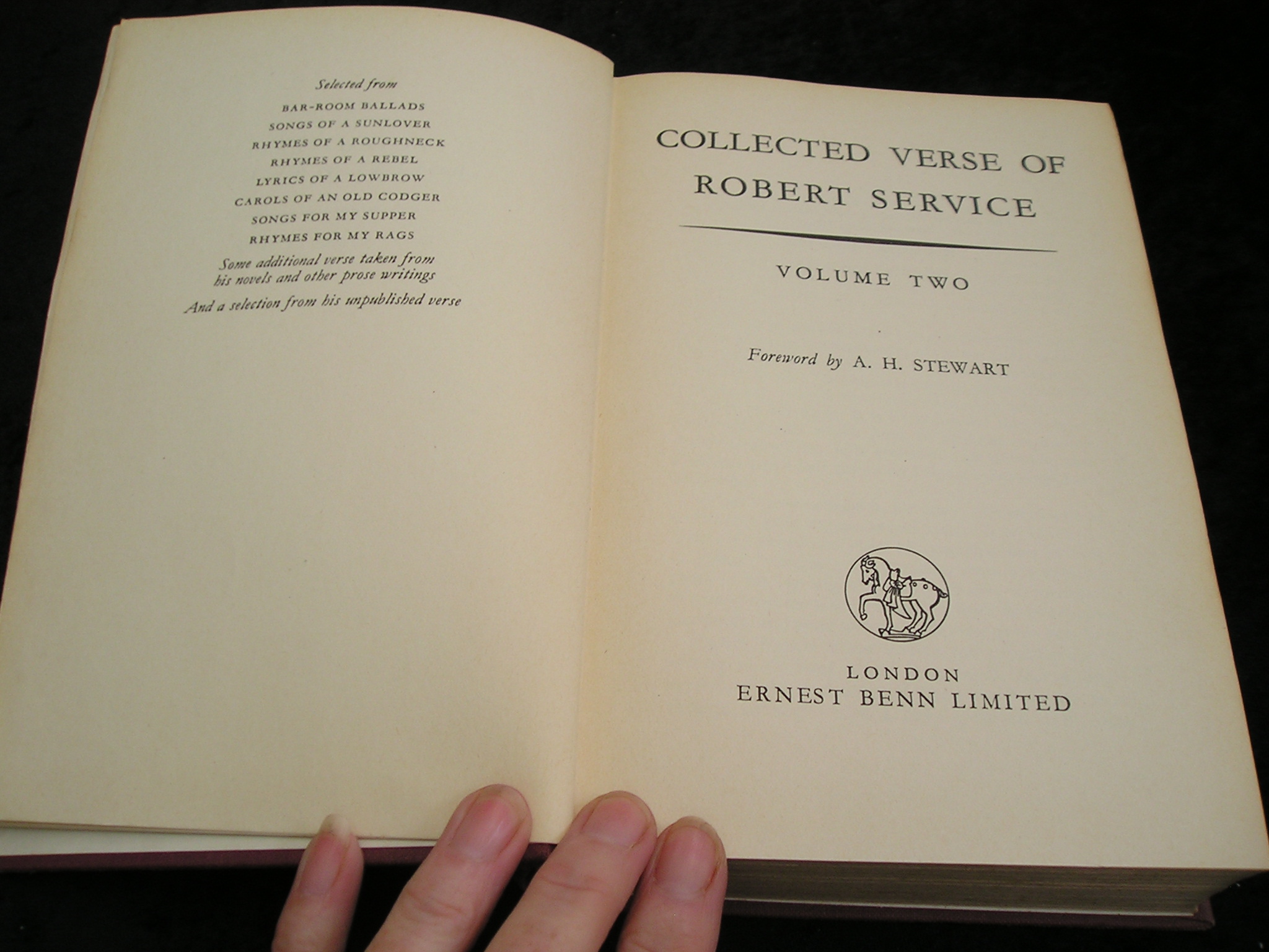 Image 0 of Collected Verse of Robert Service Volume Two