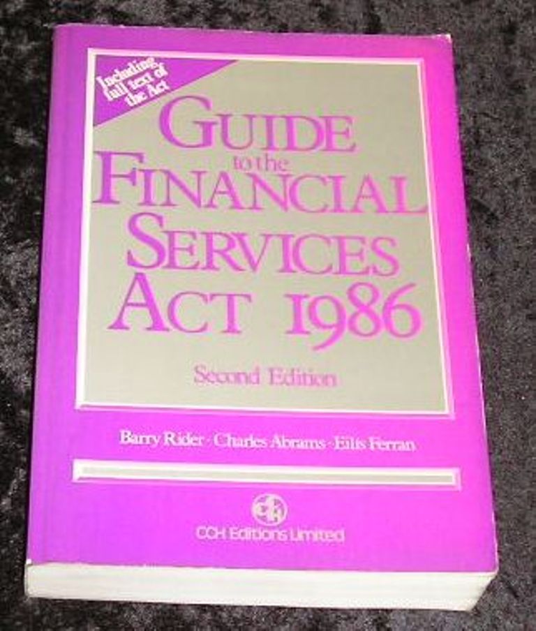 Image 0 of Guide to the Financial Services Act 1986