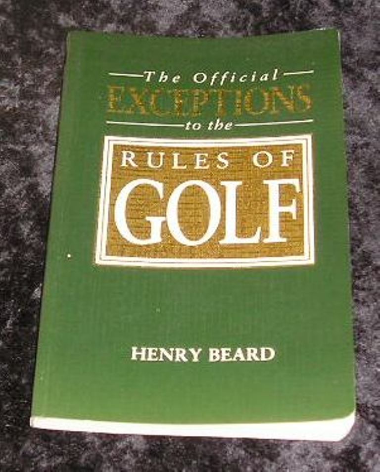 Image 0 of The Official Exceptions to the Rules of Golf