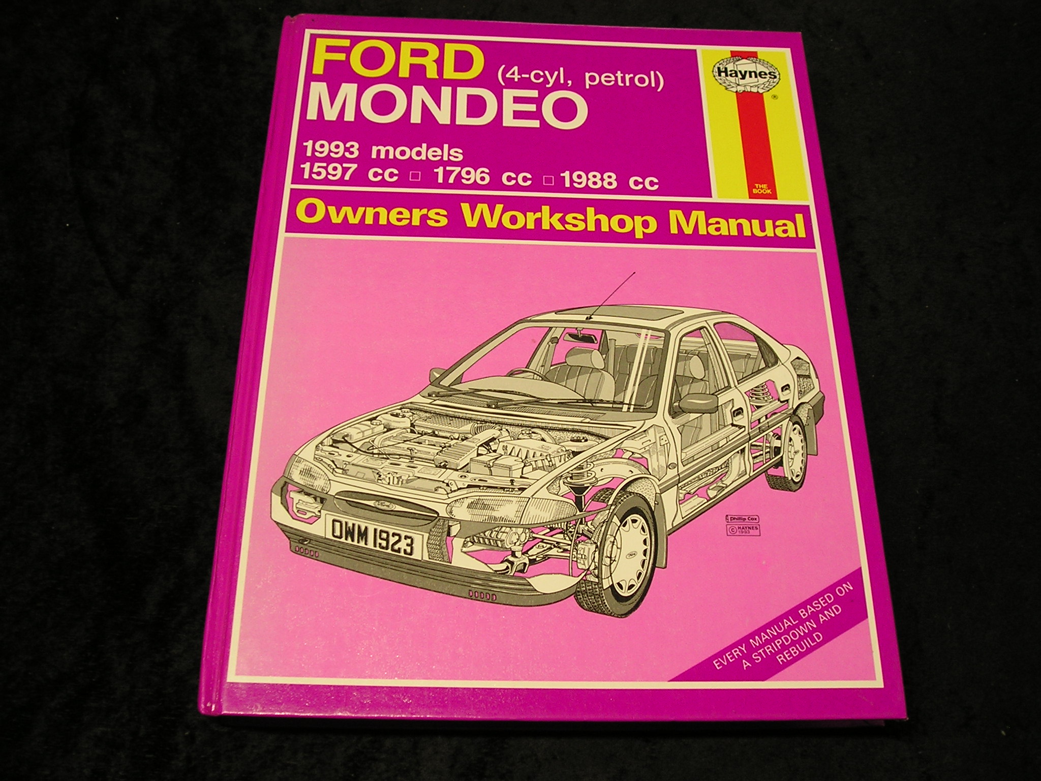 Image 0 of Ford Mondeo (4-cyl Petrol) 1993 Models