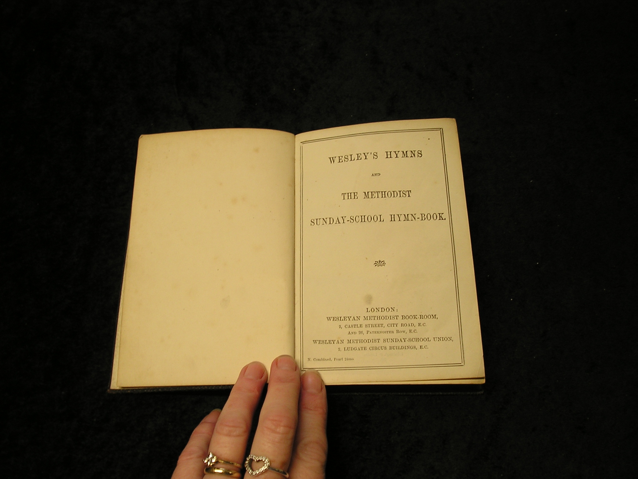Image 0 of Wesley's Hymns and The Methodist Sunday School Hymn Book