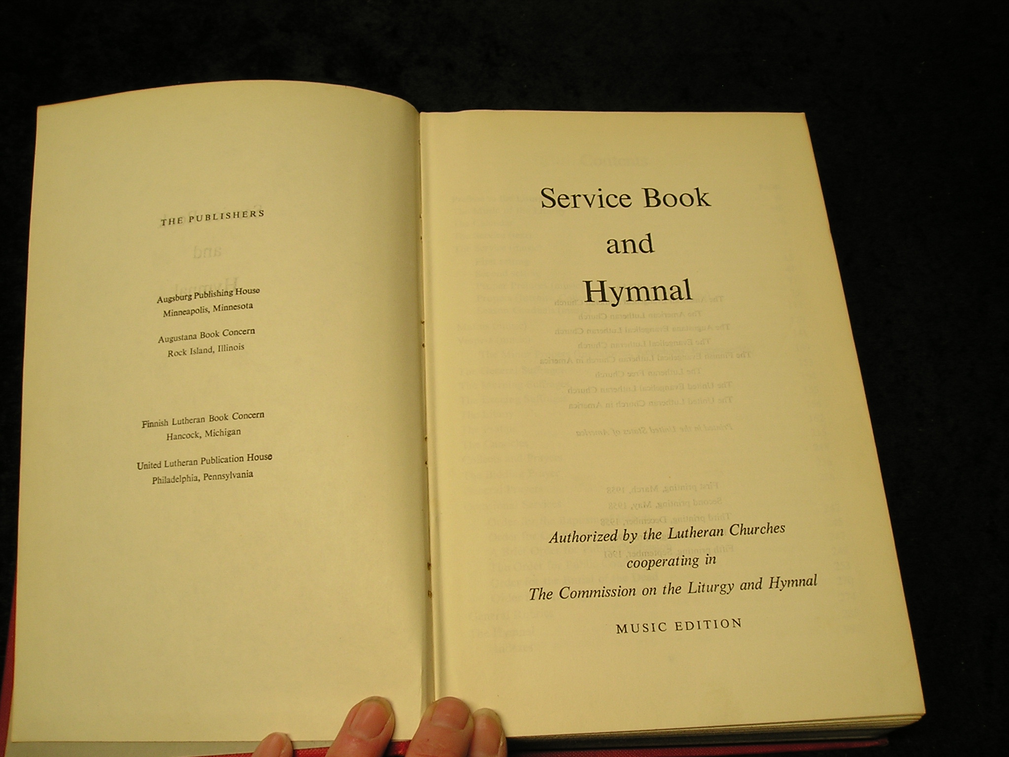 Image 0 of Service Book and Hymnal Music Edition