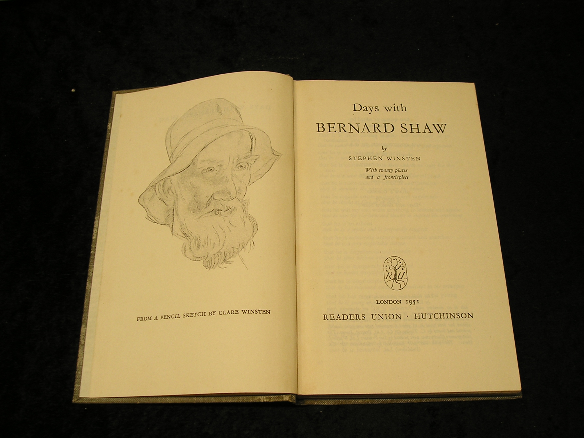 Image 0 of Days with Bernard Shaw