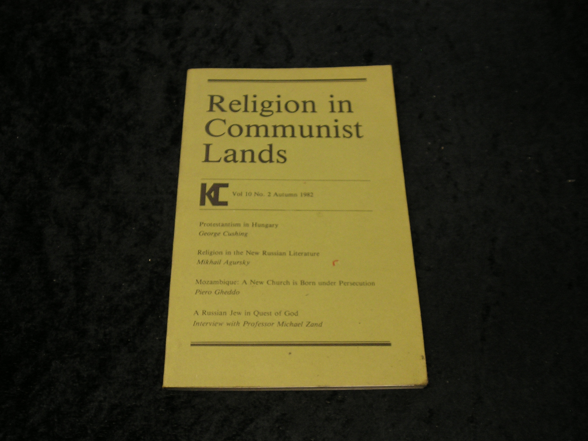 Image 0 of Religion in Communist Lands Volume 10 No 2