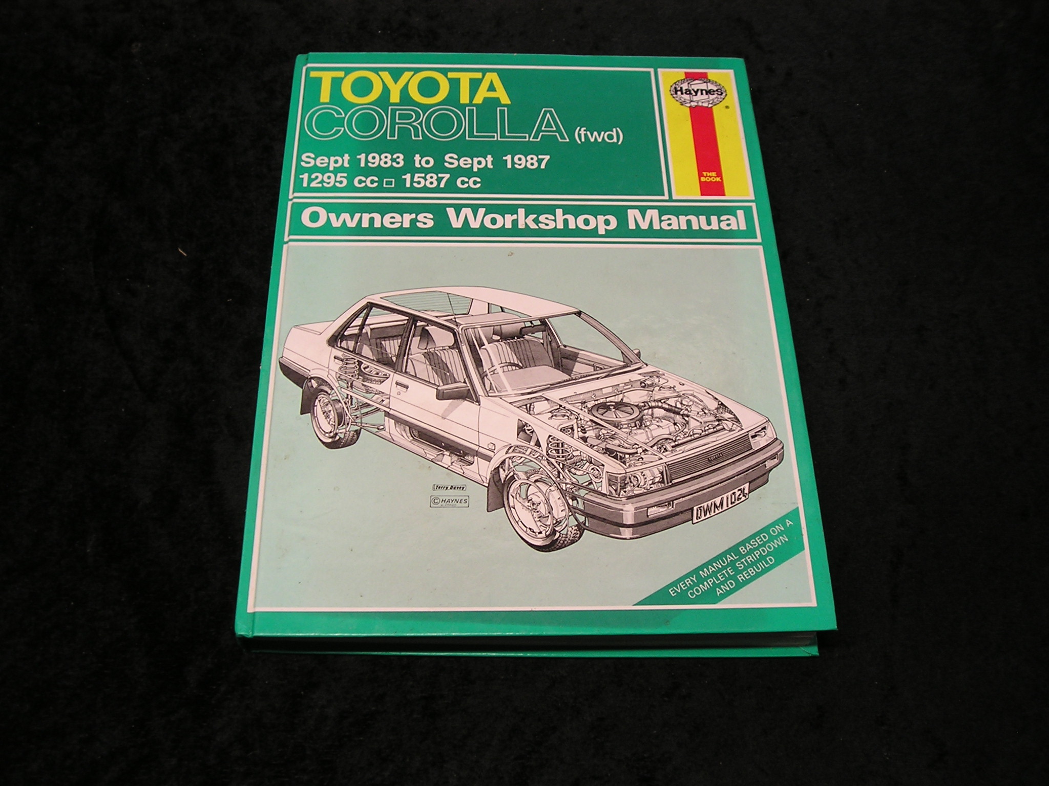 Toyota Corolla (fwd) Sept 1983 to Sept 1987 1295cc 1587cc Owners Workshop Manual