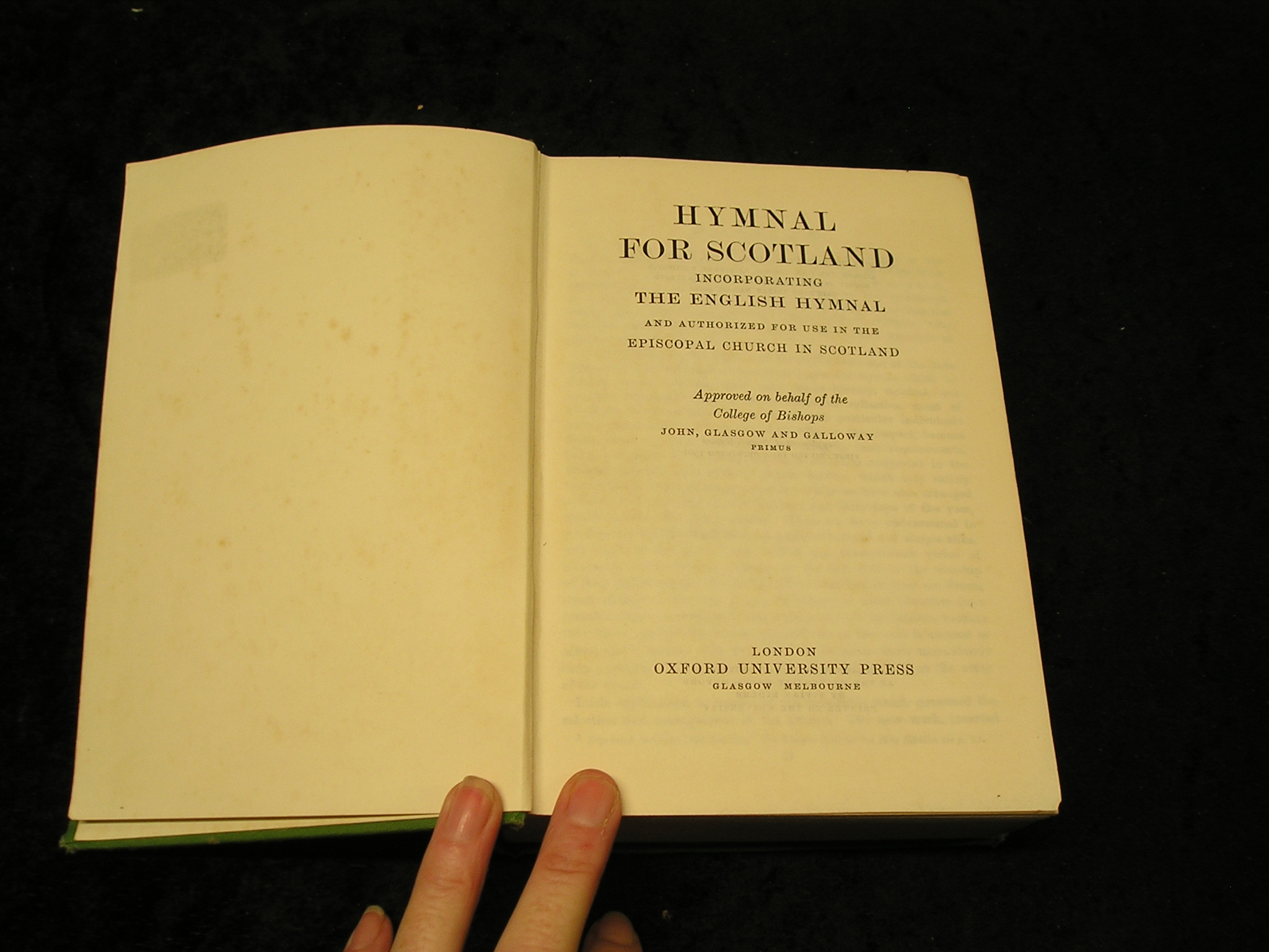 Image 0 of Hymnal for Scotland