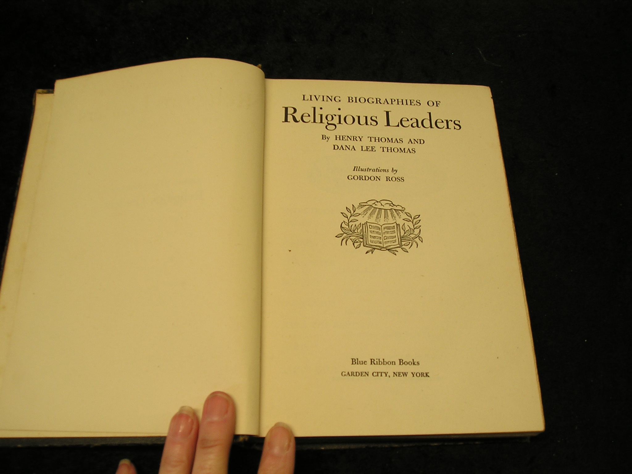 Image 0 of Living Biographies of religious Leaders