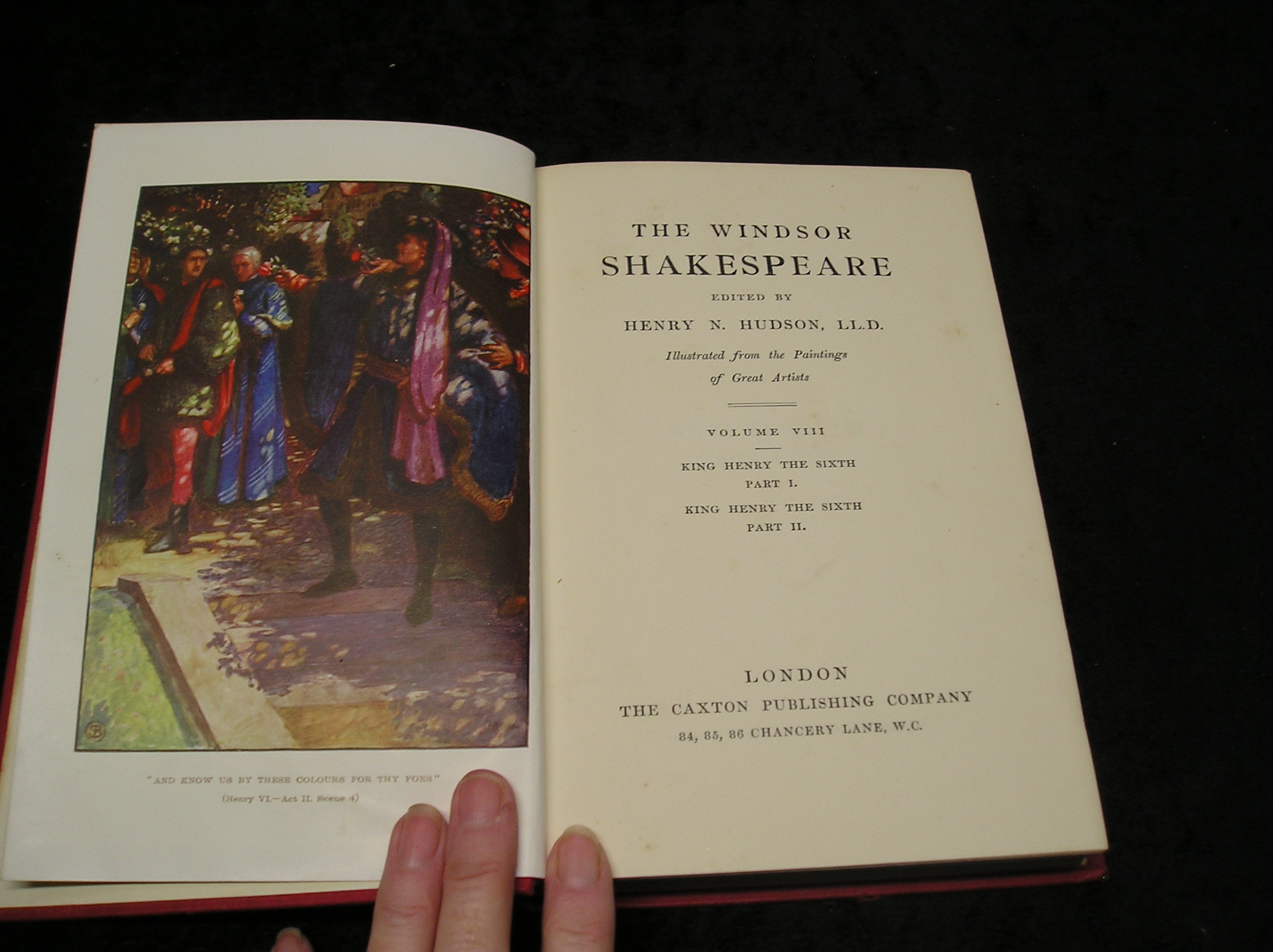 Image 0 of The Windsor Shakespeare Vol VIII King Henry the Sixth Part I; King Henry the Six