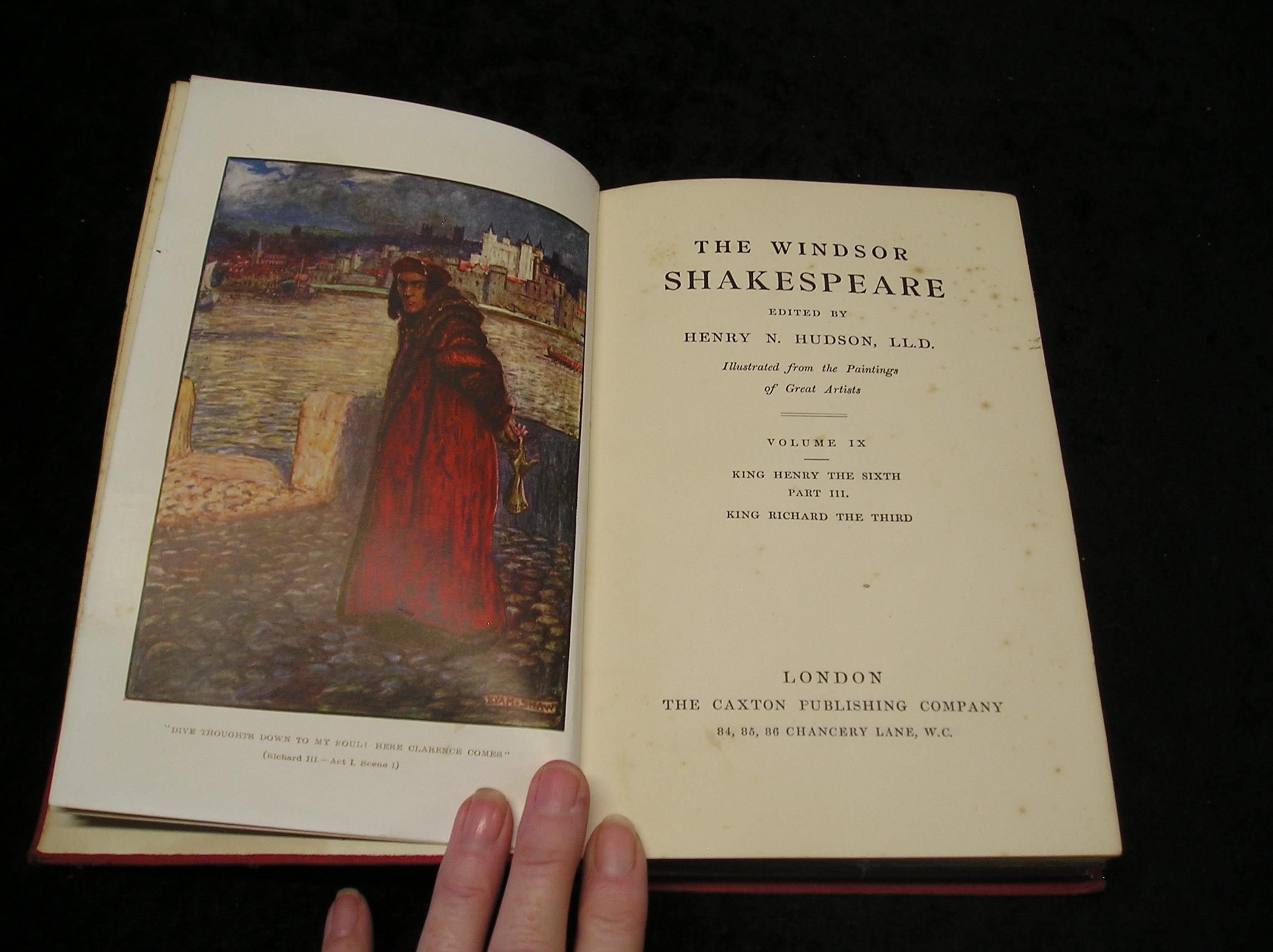 Image 0 of The Windsor Shakespeare Vol IX King Henry the Sixth Part III; King Richard the T