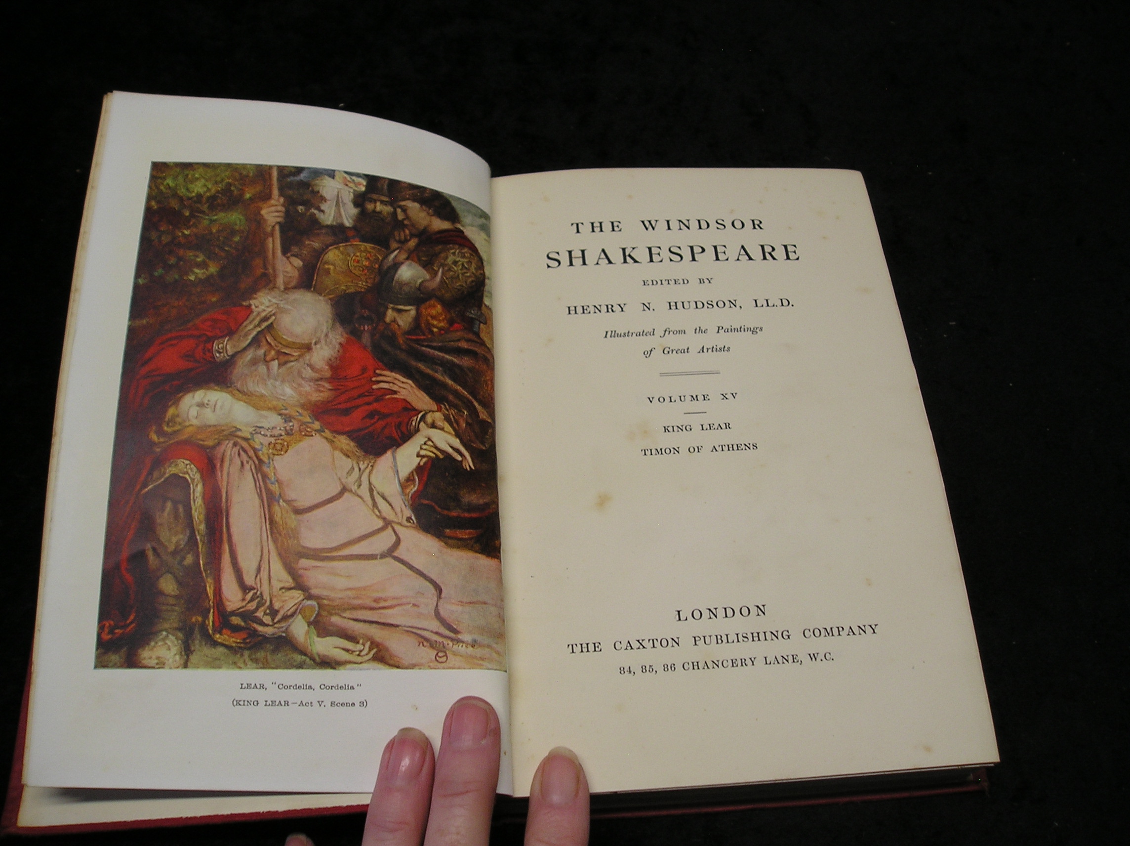 Image 0 of The Windsor Shakespeare Vol XV King Lear; Timon of Athens