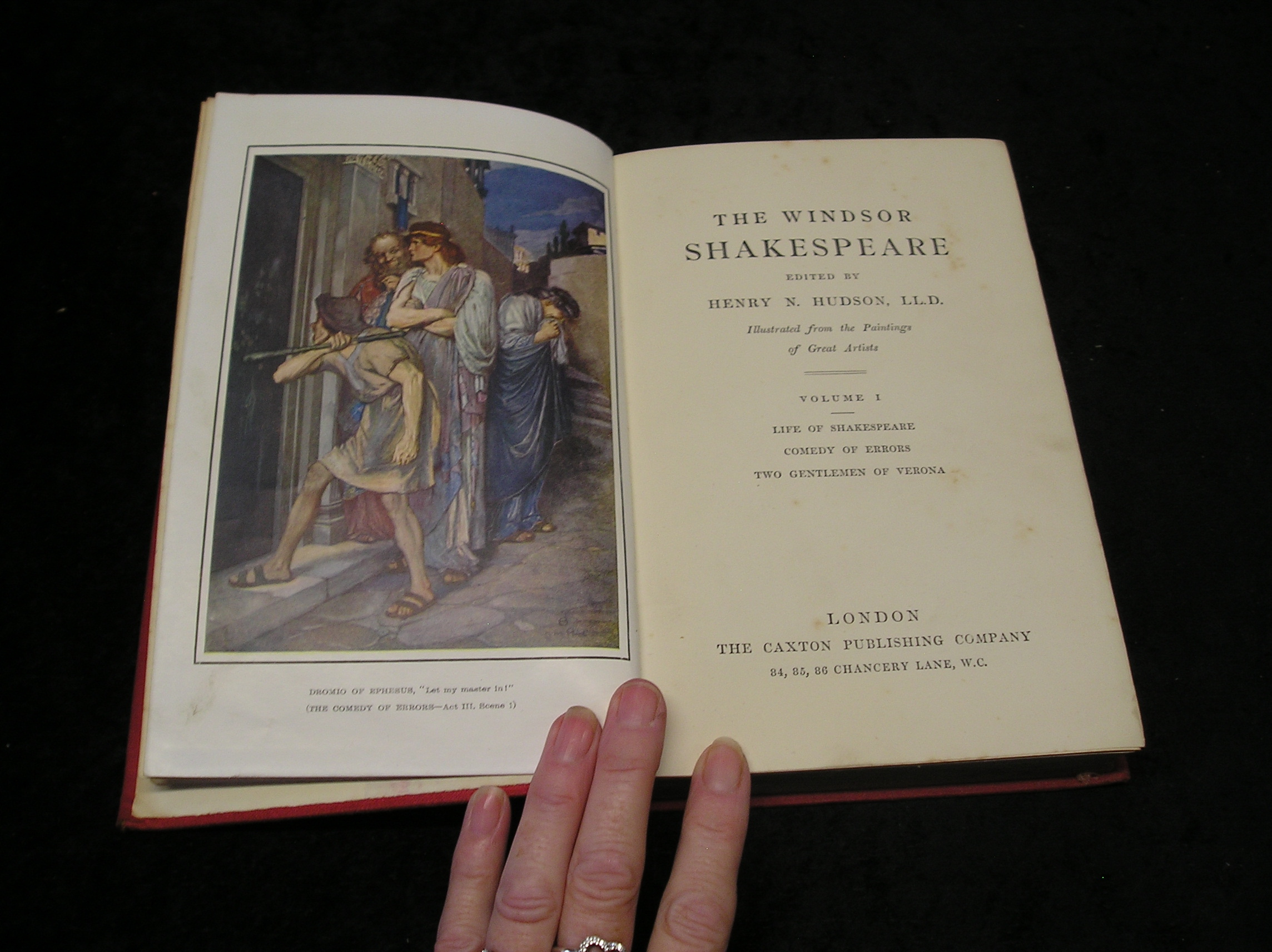 Image 0 of The Windsor Shakespeare Vol I Life of Shakespeare; comedy of Errors; Two Gentlem