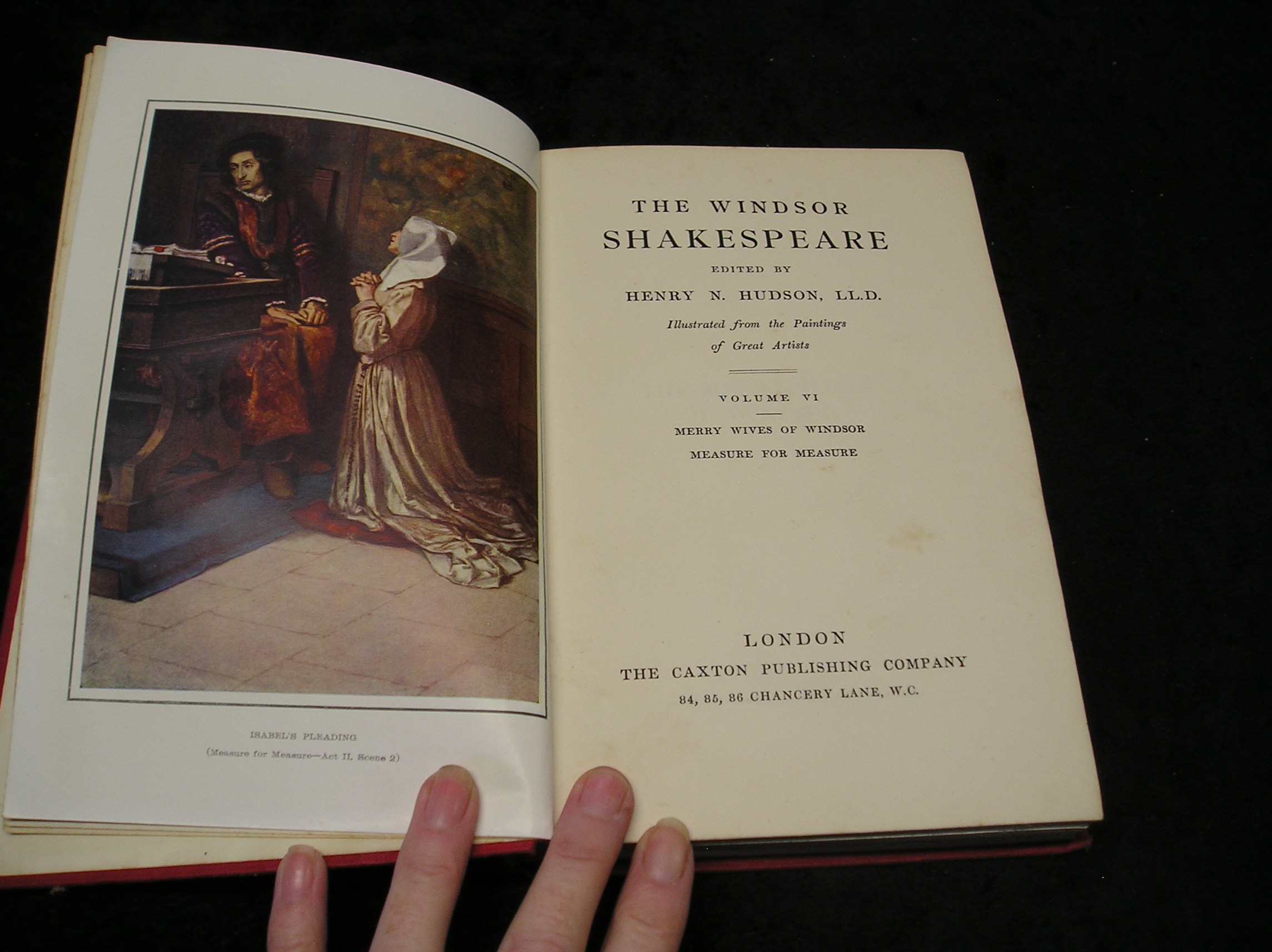 Image 0 of The Windsor Shakespeare Vol VI Merry Wives of Windsor; Measure For Measure