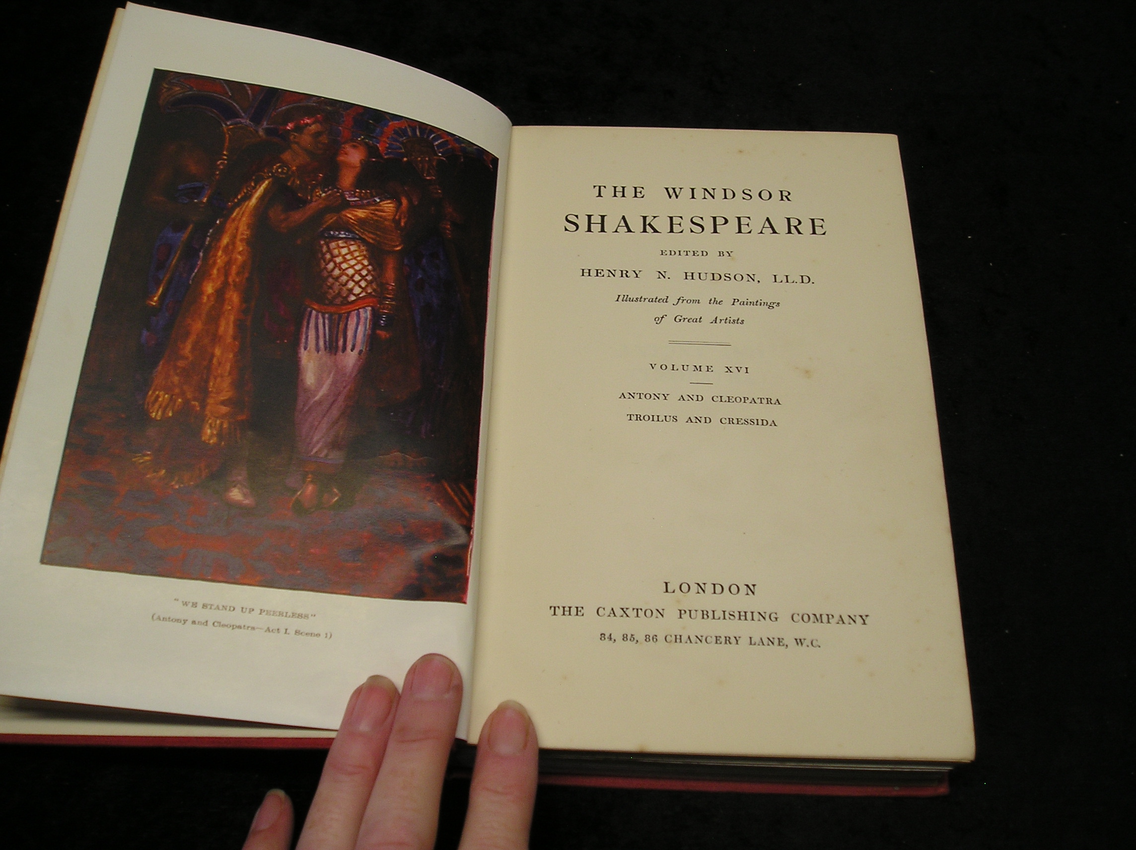 Image 0 of The Windsor Shakespeare Vol XVI Antony and cleopatra; Troilus and Cressida