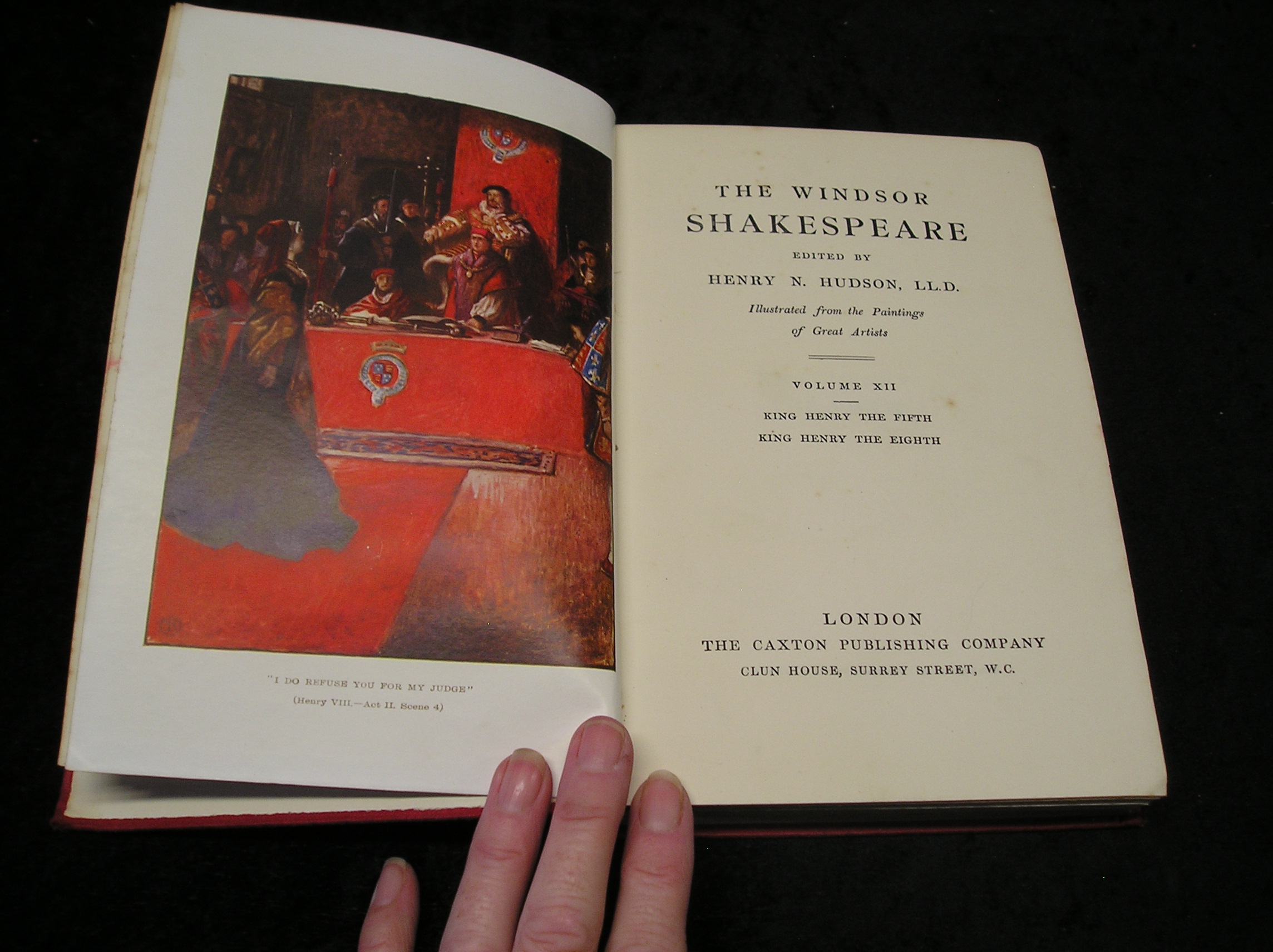 Image 0 of The Windsor Shakespeare Vol XII King Henry the Fifth; King Henry the Eigthh