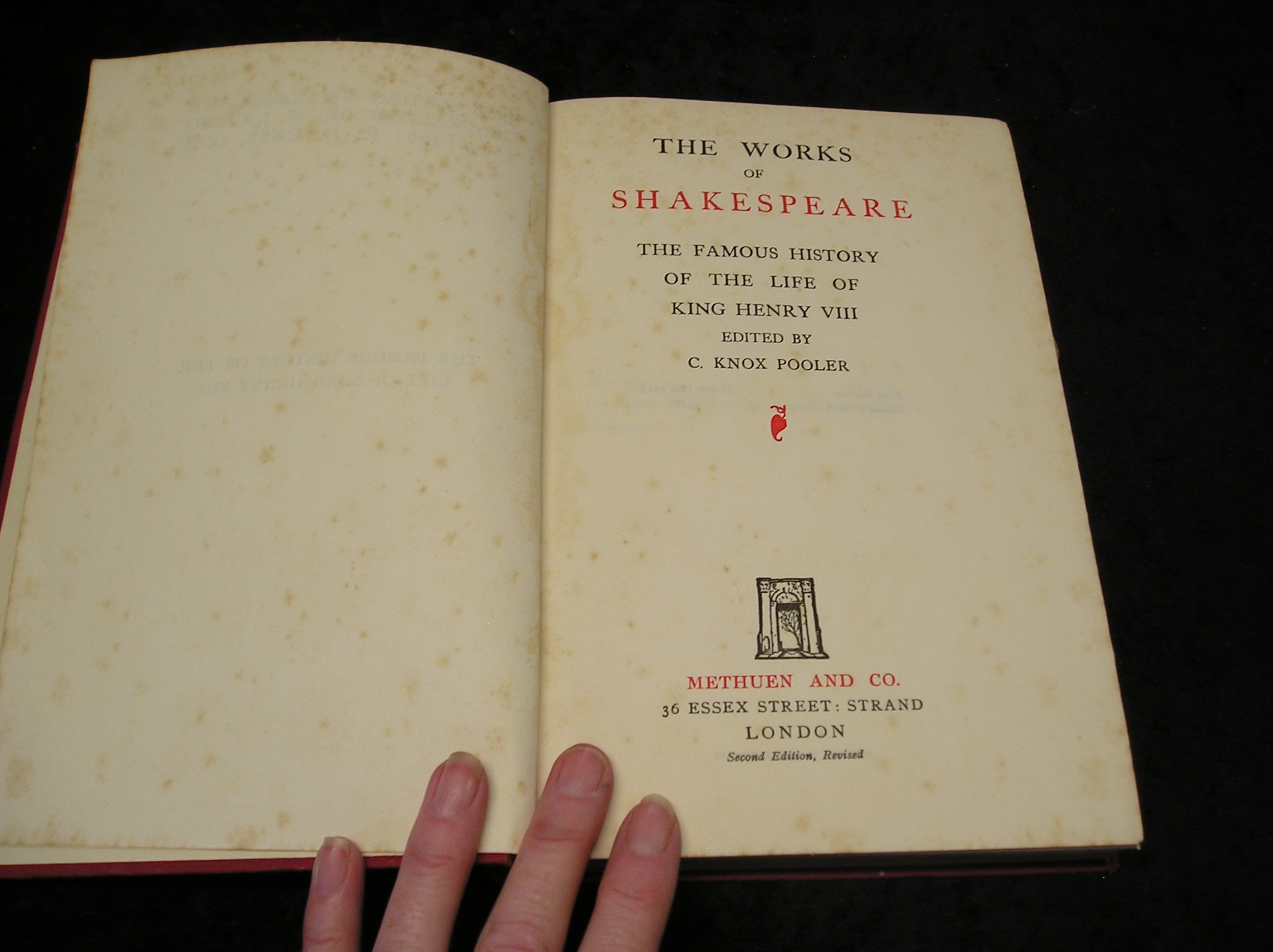 Image 0 of The Works of Shakespeare: The Famous history of the ife of King Henry VIII