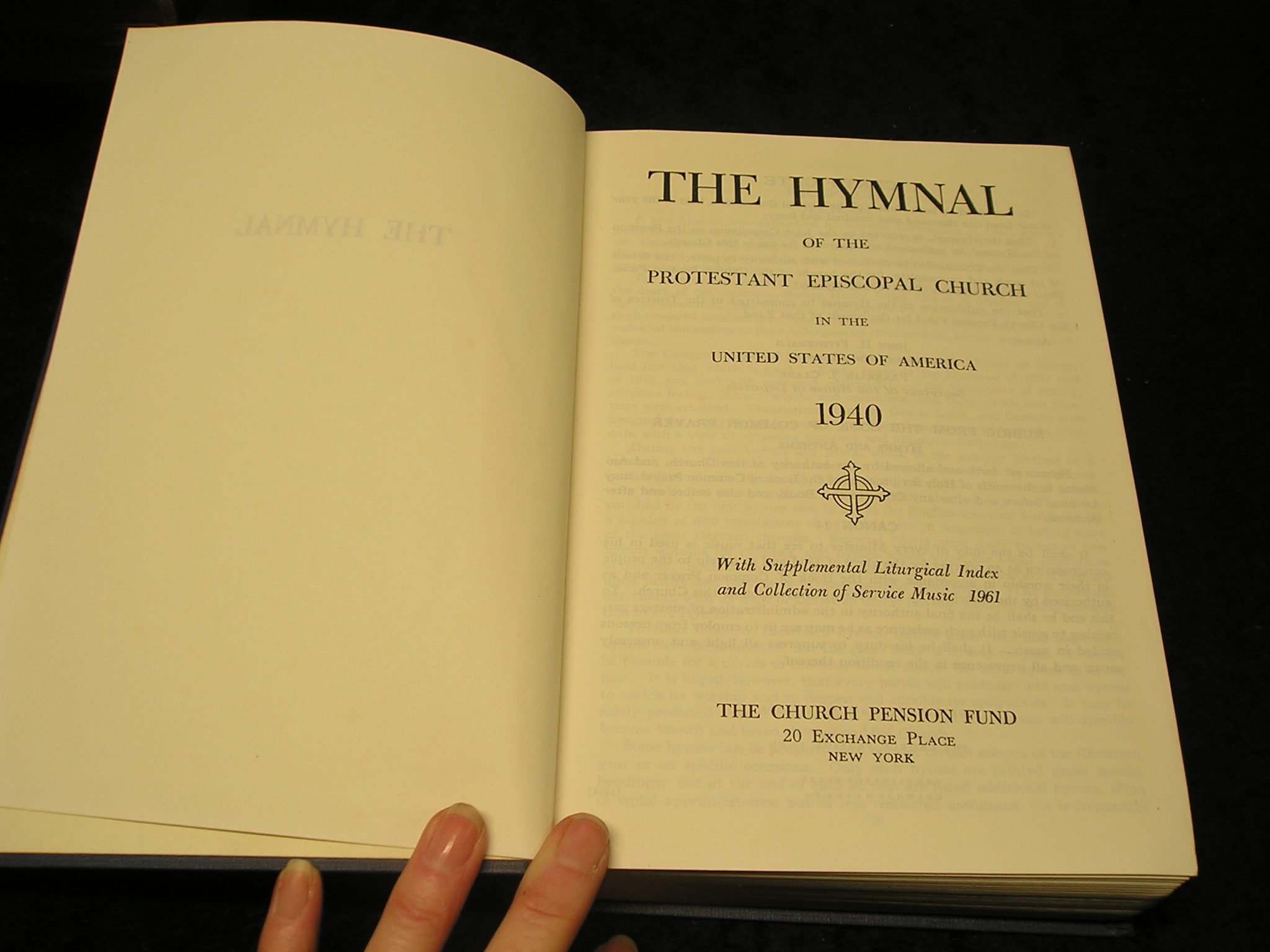 Image 0 of The Hymnal of the Protestant Episcopal Church in the United States of America