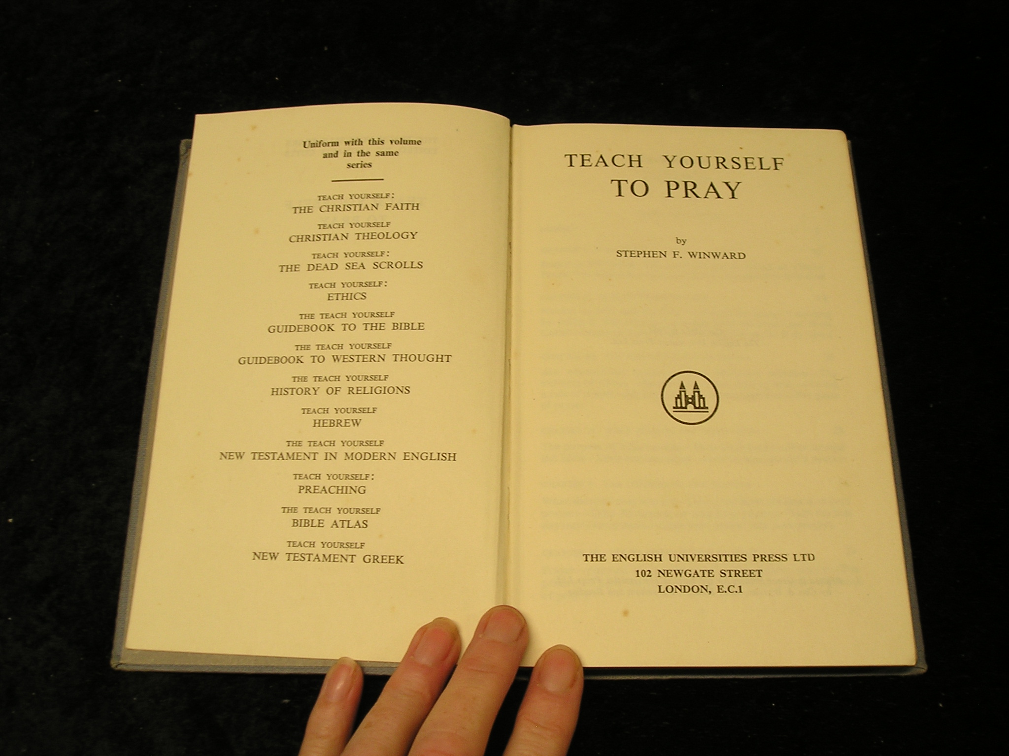 Image 0 of Teach Yourself to Pray