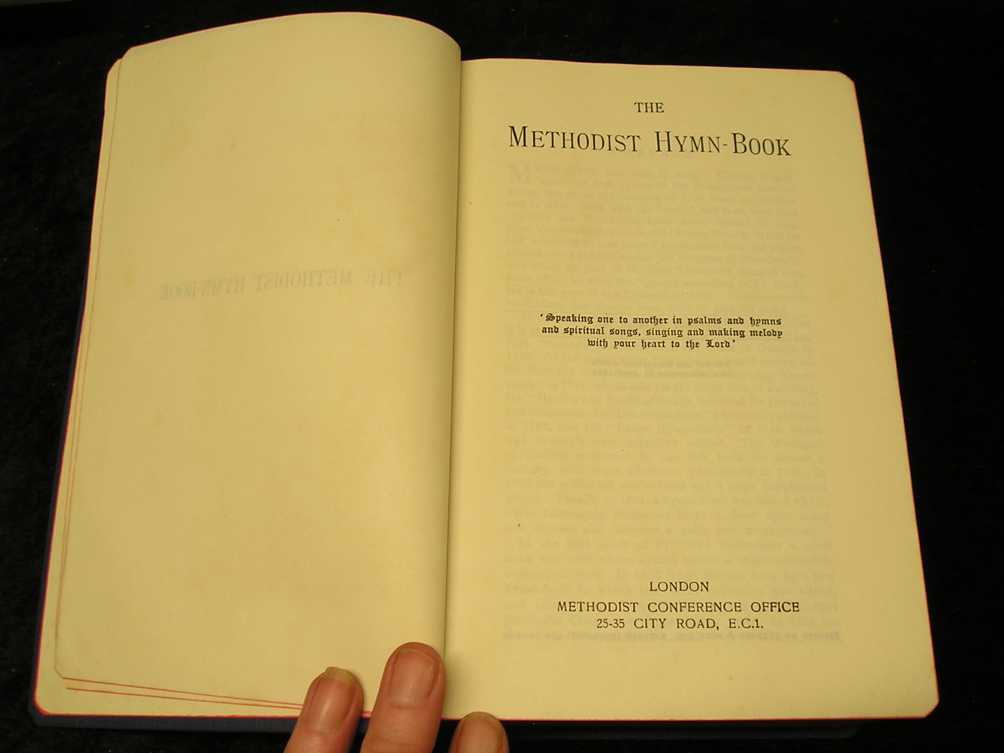 Image 0 of The Methodist Hymn Book